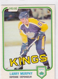 Larry Murphy Rookie RC 1981-82 O-Pee-Chee #148