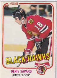 Denis Savard Rookie RC 1981-82 O-Pee-Chee #63
