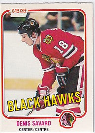 Denis Savard Rookie RC 1981-82 O-Pee-Chee #63