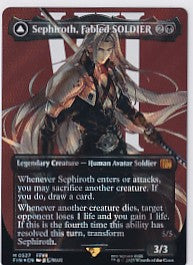 Sephiroth, Fabled SOLDIER (Borderless) (Surge Foil) (0527) Universes Beyond: FINAL FANTASY