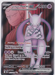 Team Rocket's Mewtwo ex Destined Rivals  Ultra Rare  213/182