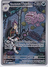 Team Rocket's Weezing Destined Rivals  Illustration Rare  199/182