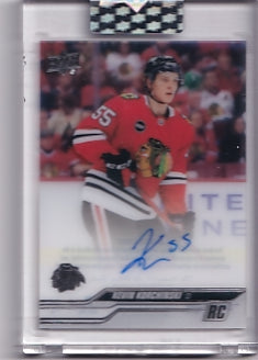 Kevin Korchinski Rookie Auto Card CC-KI 2023-24 Upper Deck Clear Cut Rookie Card RC Chicago Blackhawks
