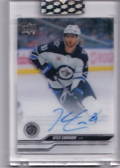 Kyle Connor Base Auto Card CC-KC 2023-24 Upper Deck Clear Cut Winnipeg Jets