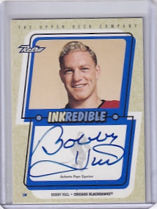 Bobby Hull Inkredible Auto Card BoH 1999-00 Upper Deck Retro Chicago Blackhawks