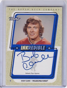 Bobby Clarke Inkredible Auto Card BC 1999-00 Upper Deck Retro Philadelphia Flyers