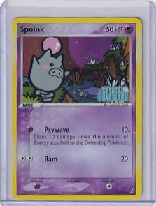 Spoink 62/100 EX Crystal Guardians Stamped (LP)