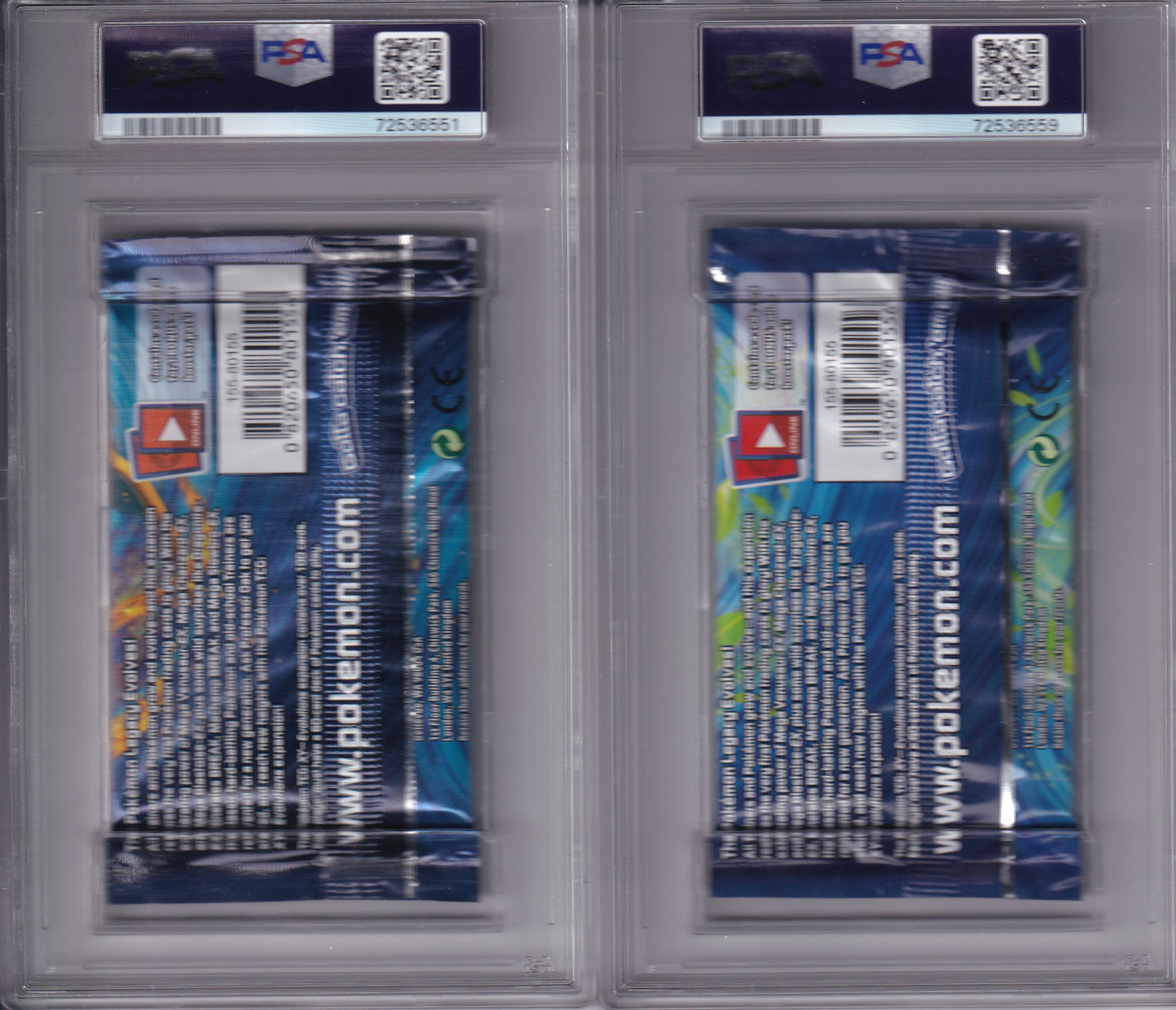 Pokémon 2016 XY EVOLUTIONS Foil Pack Art Set of 4 - PSA Graded 8,8,8,9
