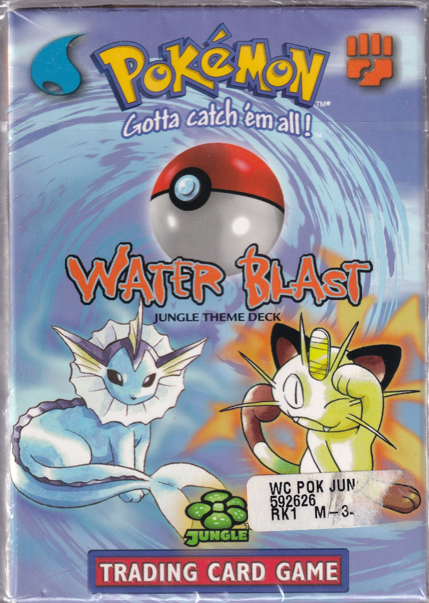 POKEMON - JUNGLE Water Blast Sealed Deck