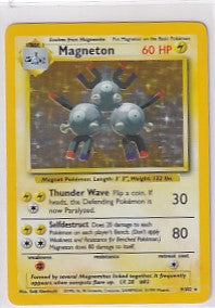 Magneton (LP) Base Set (Unlimited) Holo Rare 9