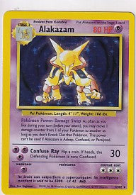 Alakazam (MP) Base Set (Unlimited) Holo Rare 1