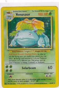 Venusaur (MP) Base Set (Unlimited) Holo Rare 15