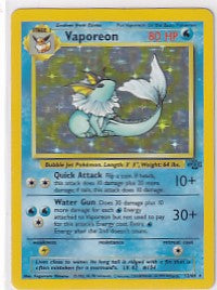 Vaporeon (LP) Jungle Holo Rare 12