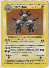 Magneton (LP) Base Set (Shadowless) Holo Rare 9