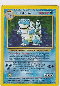 Blastoise (LP) Base Set (Unlimited) Holo Rare 2 #3
