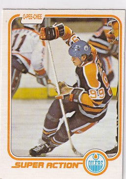 1981-82 O-Pee-Chee Wayne Gretzky Super Action #125