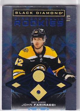 2025-26 Black Diamond Hockey John Farinacci Diamond Relic Rookies 7/9 BDR-JF