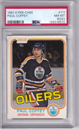 1981-82 O-Pee-Chee Paul Coffey #111 PSA 8(OC)