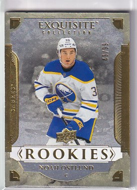 2025-26 Black Diamond Hockey Noah Ostlund Exquisite Collection Rookie 43/99 R-NO