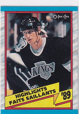 1989-90 O-Pee-Chee Wayne Gretzky Highlights #325