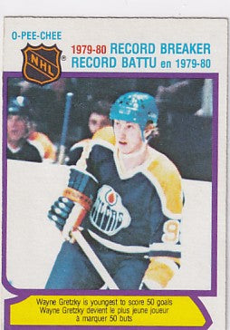 1980-81 O-Pee-Chee Wayne Gretzky Record Breaker #3