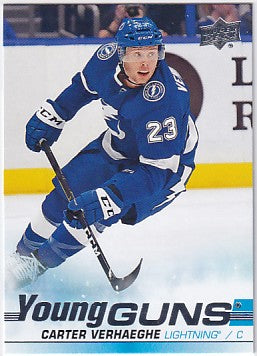 2019-20 Upper Deck Series One Carter Verhaeghe Young Guns #224