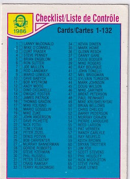 1985-86 O-Pee-Chee Checklist #165