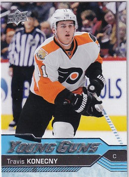 2016-17 Upper Deck Series One Travis Konecny Young Guns #217