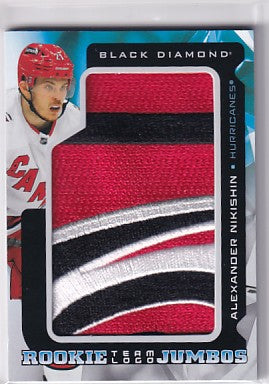 2025-26 Black Diamond Hockey Alexander Nikishin Rookie Team Logo Jumbos RTL-AN