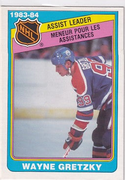 1984-85 O-Pee-Chee Wayne Gretzky Assist Leader #382