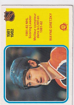 1982-83 O-Pee-Chee Wayne Gretzky Scoring Leaders #243
