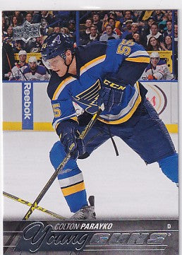 2015-16 Upper Deck Series One Colton Parayko Young Guns #235
