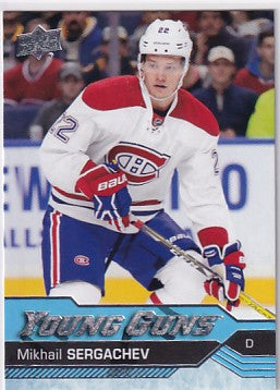 2016-17 Upper Deck Series One Mikhail Sergachev Young Guns #236