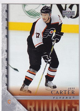 2005-06 Upper Deck Series Two Jeff Carter Young Guns #444