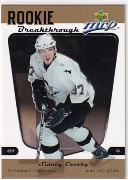 2005-06 Upper Deck MVP Sidney Crosby Rookie Breakthrough RB1
