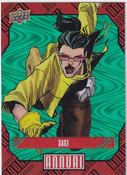 2023-24 Marvel Annual Sage Green 143/199 #69