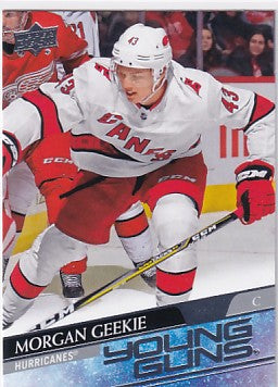 2020-21 Upper Deck Series One Morgan Geekie Young Guns #210