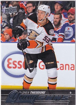 2015-16 Upper Deck Series Two Shea Theodore Young Guns #495