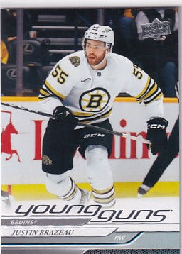 2024-25 Upper Deck Series One Justin Brazeau Young Guns #222