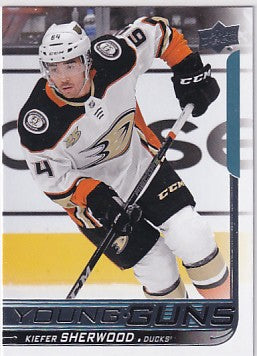 2018-19 Upper Deck Series One Kiefer Sherwood Young Guns #220