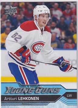2016-17 Upper Deck Series One Artturi Lehkonen Young Guns #232