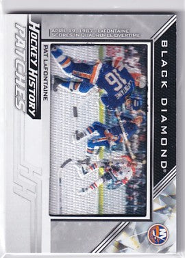 2025-26 Black Diamond Hockey Pat LaFontaine Hockey History Patches HHP-PL