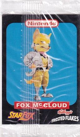 1993 Kelloggs Frosted Flakes Nintendo Mario / Fox McCloud Sealed