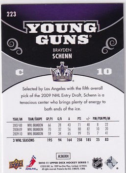 2010-11 Upper Deck Series One Brayden Shenn #223