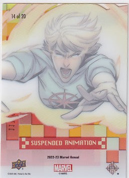 2022-23 Marvel Annual Starbrand Suspended Animation 117/699 14 Of 20