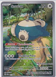 Snorlax (Pokemon Center Exclusive) Scarlet & Violet Promo Promo 051