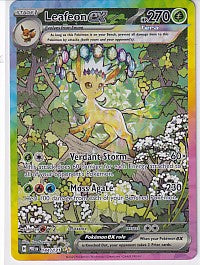 Leafeon ex Prismatic Evolutions Special Illustration Rare 144/131
