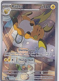 Raichu Paldea Evolved Illustration Rare 211/193