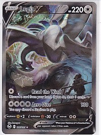 Lugia V (Alternate Full Art) Silver Tempest Ultra Rare 186/195
