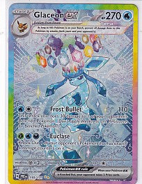 Glaceon ex Prismatic Evolutions Special Illustration Rare 150/131